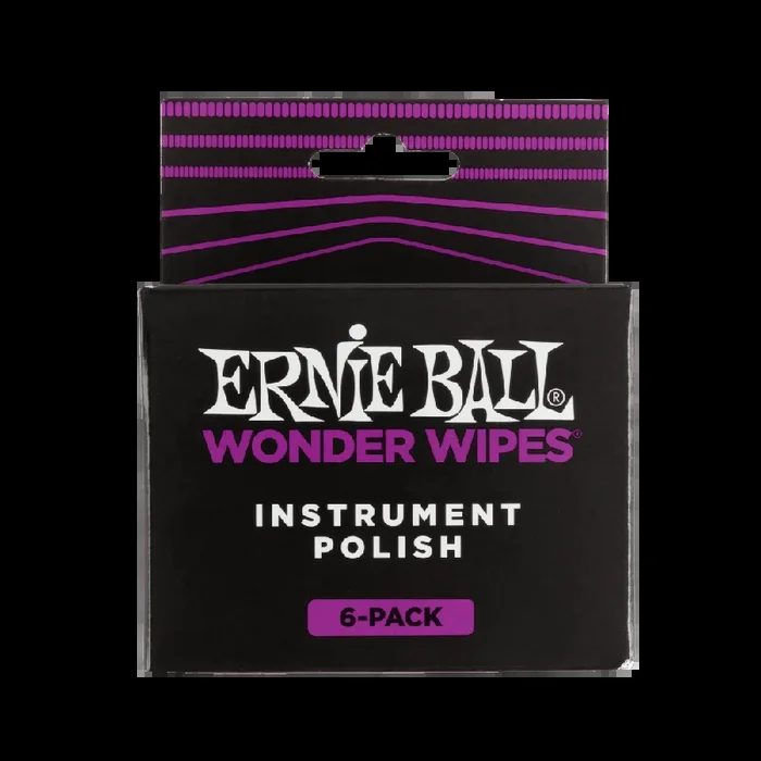 Ernie Ball Wonder Wipes Pulidor de Instrumentos Paquete de 6