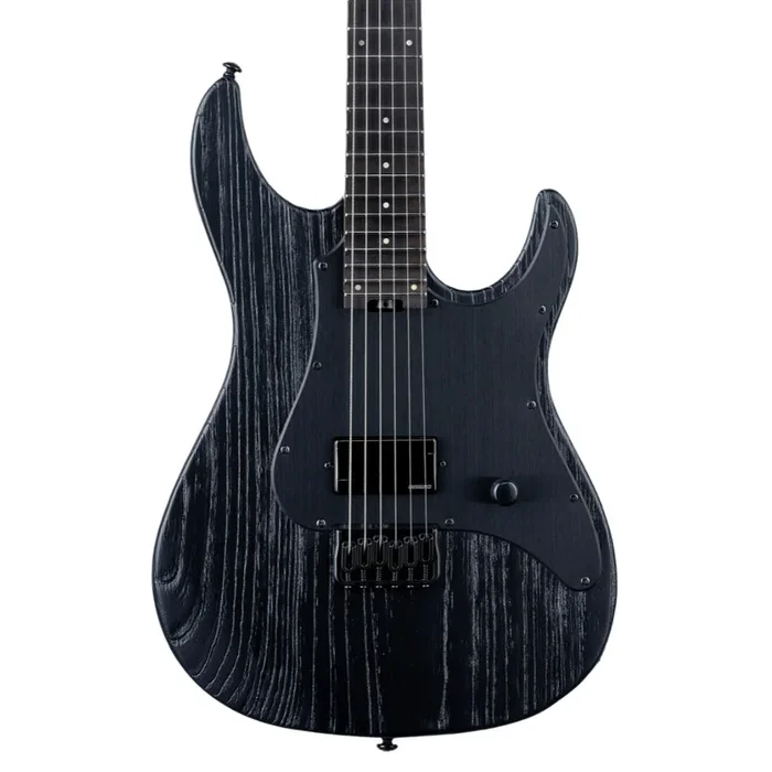ESP LTD Deluxe SN-1HT Electric Guitar – Black Blast Rev