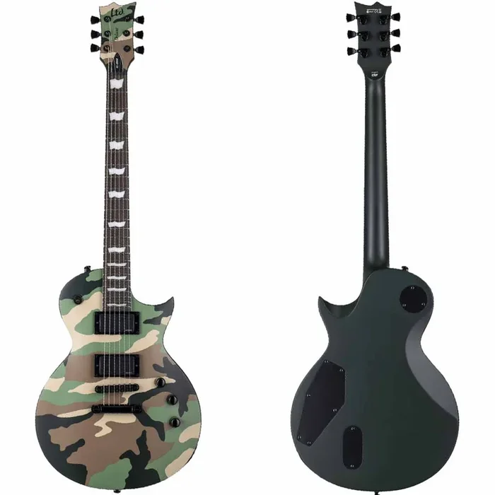 ESP LTD EC-1000 Electric Guitar – Woodland Camo Satin