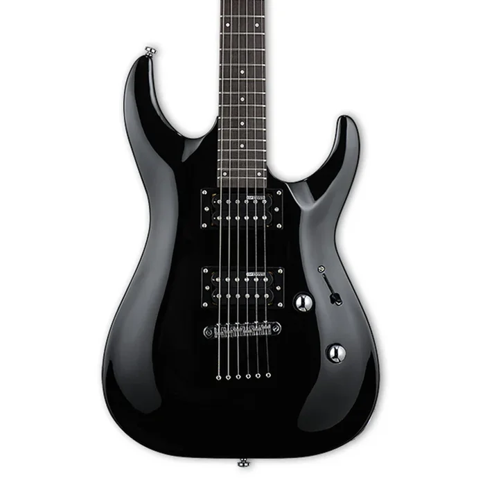 ESP LTD MH-10 Electric Guitar w/ Gig Bag – Black – LMH-10KITBLK