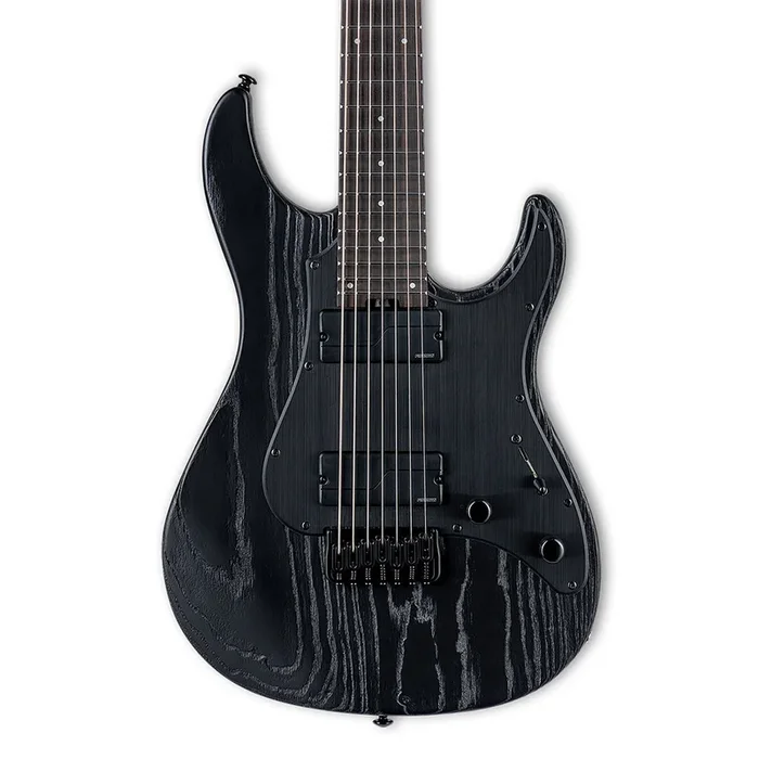 ESP LTD SN-1007 HT Baritone Electric Guitar – Black Blast
