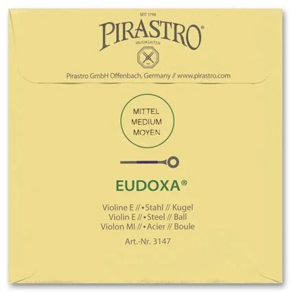 Eudoxa Violin E String – Medium Gauge – Ball (Tin-Plated Steel)