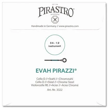 Evah Pirazzi Cello D String – 1/2-3/4 Size
