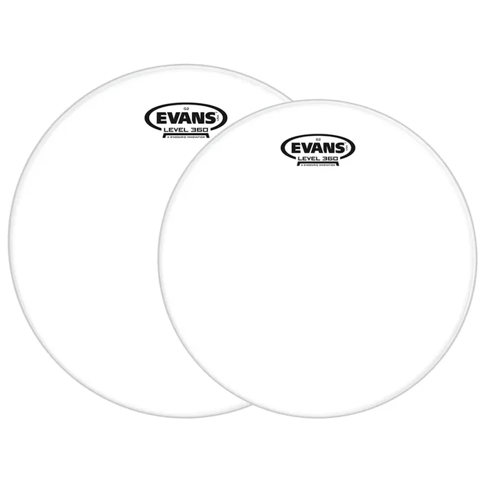 Evans 13/16″ G2 Clear Drumhead (2 Pack Bundle)