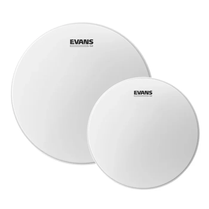 Evans 13/16″ G2 Coated Drumhead (2 Pack Bundle)