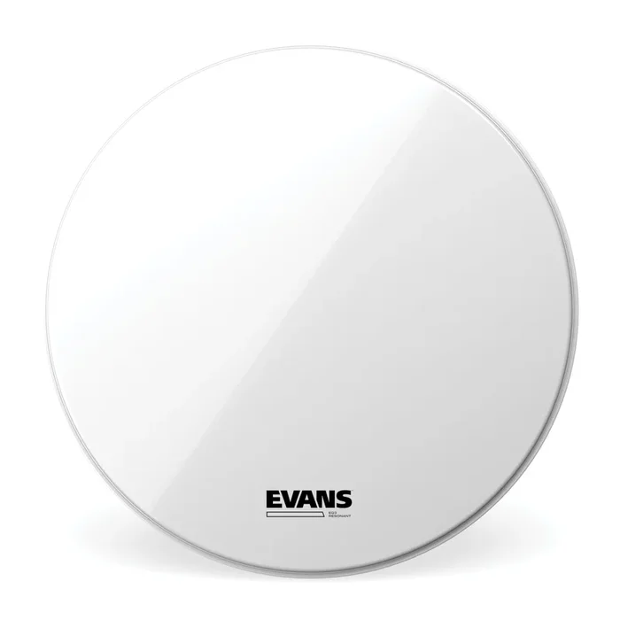 Evans EQ3 Resonant Smooth White Bass Drum Head, No Port, 16 Inch