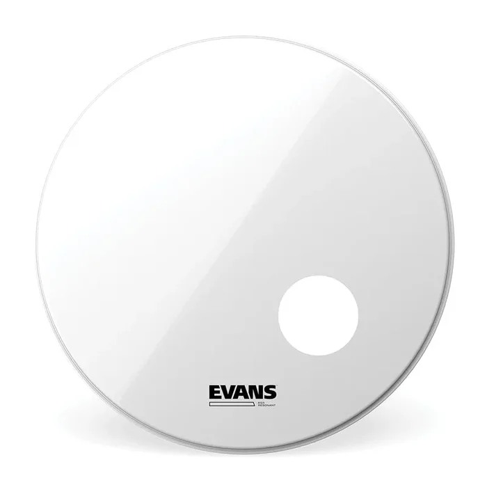 Evans EQ3 Smooth White Resonant Bass Drumhead 20″ Ported