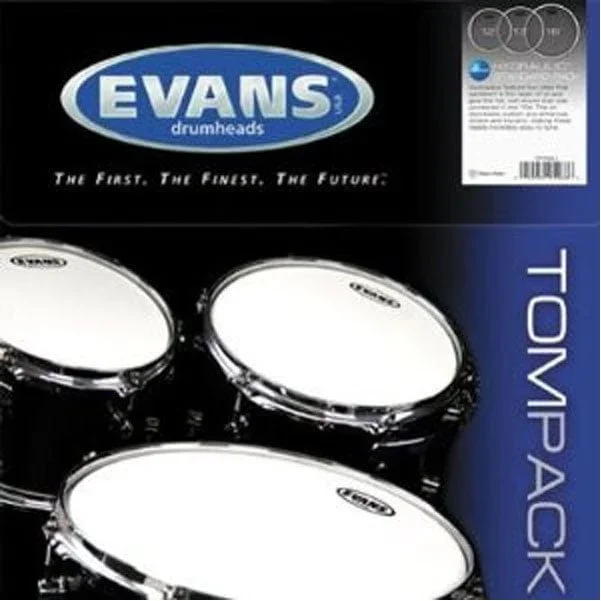 Evans ETP-HYDGL-S Hydraulic Clear Standard Drumhead Tom Pack