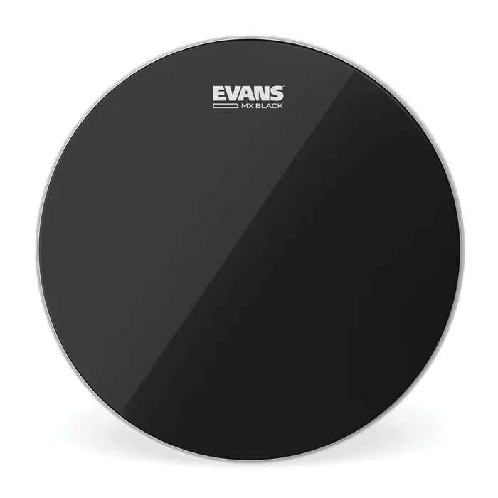 Evans MX Black Marching Tenor Drum Head, 12 Inch