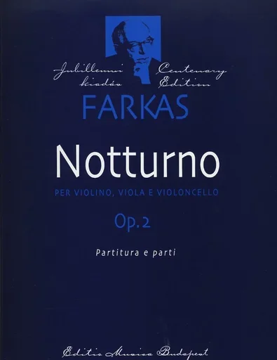 Farkas, Ferenc: Notturno Op.2 (violin, Viola & cello)