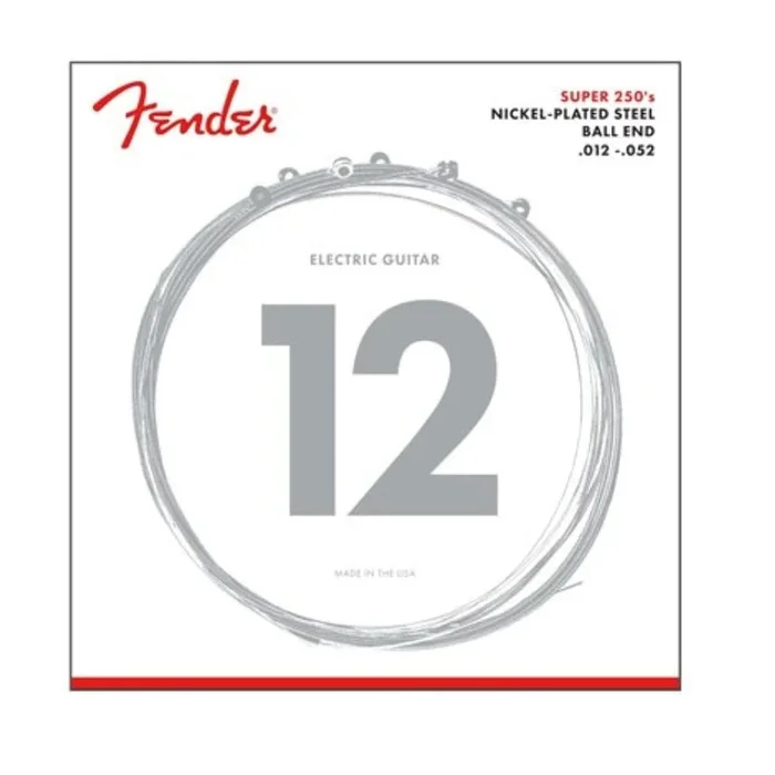 Fender 250H Super 250 Nickel Plated Steel Electric Guitar Strings – Heavy