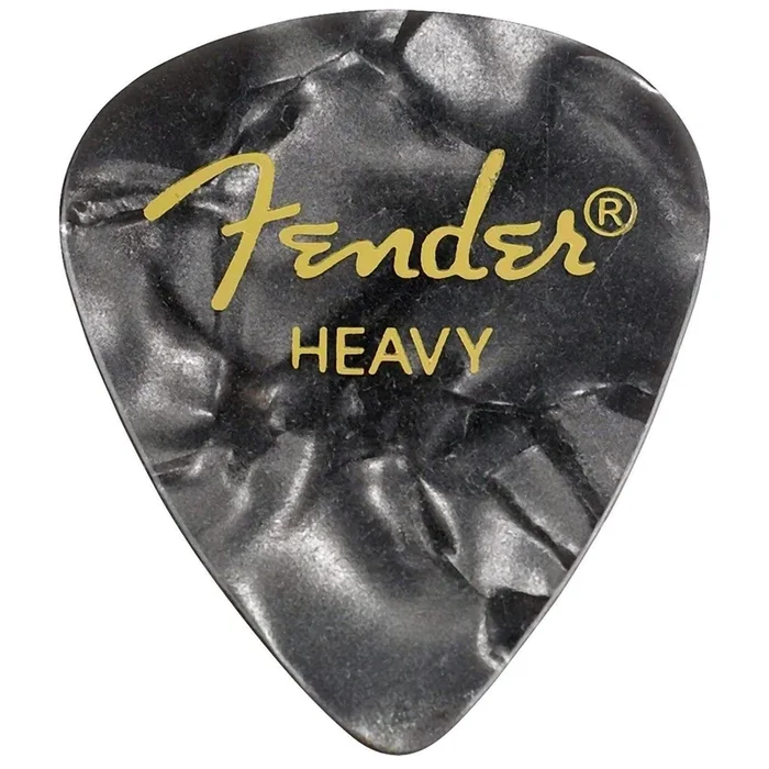 Fender 351 Pick Pack (12) Black MOTO Heavy