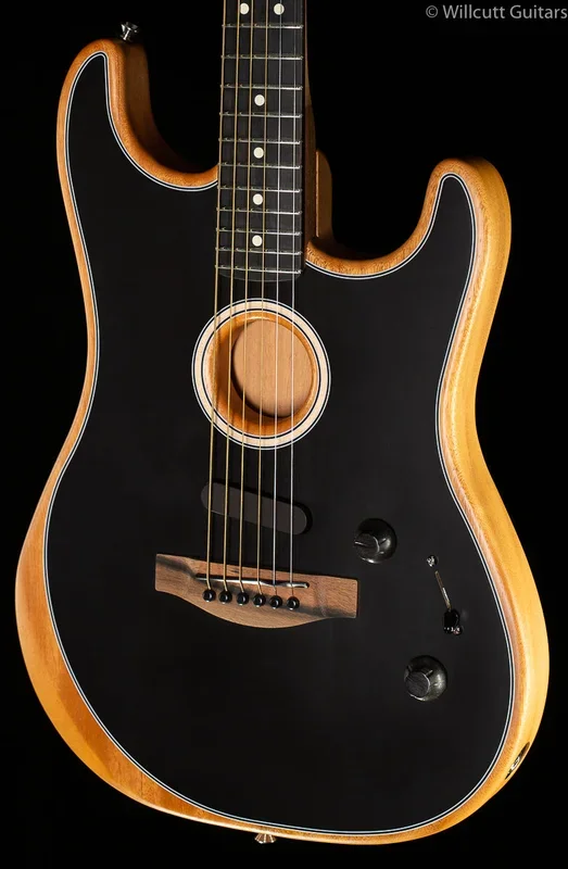 Fender American Acoustasonic Stratocaster Black (789)