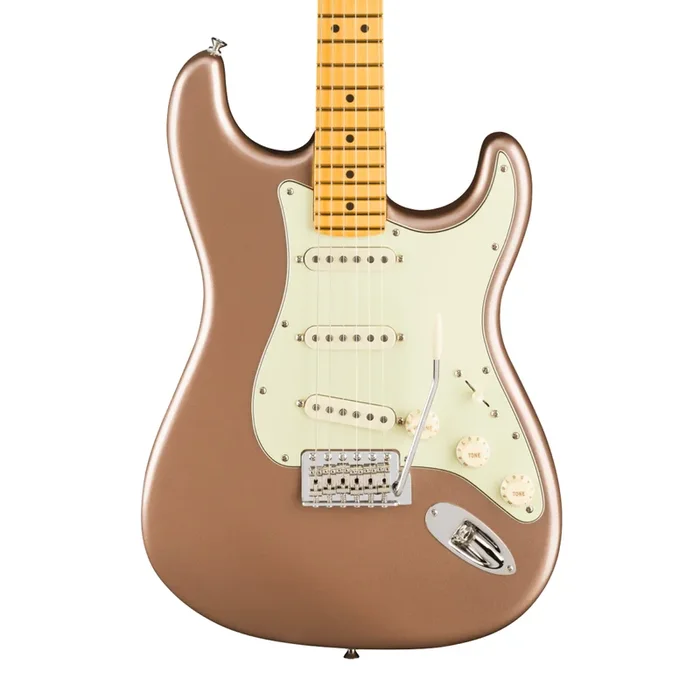 Fender American Professional Classic Stratocaster Electric Guitar – Maple – Faded Firemist Gold