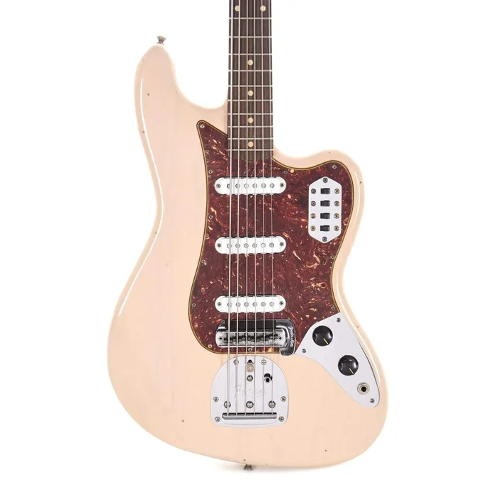 Fender Custom Shop 1962 Bass VI “CME Spec” Journeyman Relic Ash Aged Dirty White Blonde w/Painted Headcap & Lollars