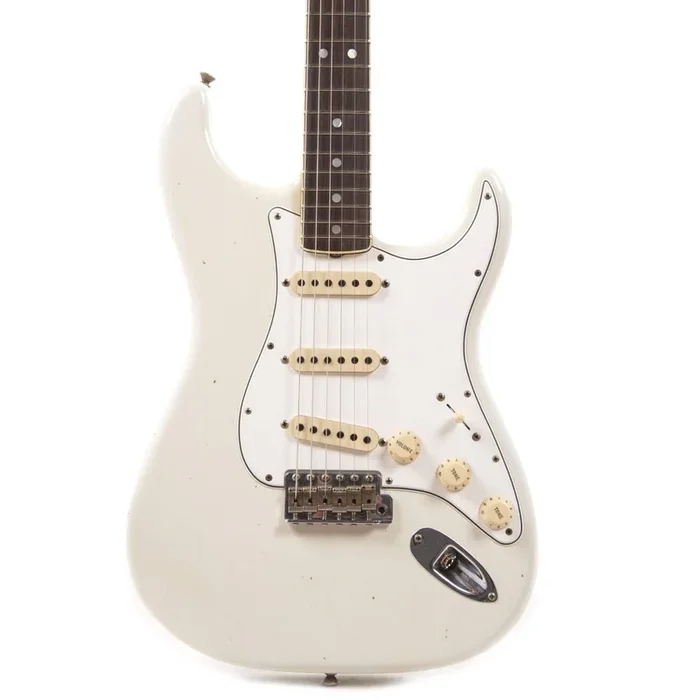 Fender Custom Shop 1965 Stratocaster “Chicago Special” Journeyman Relic Super Aged Olympic White w/Roasted Bound Neck
