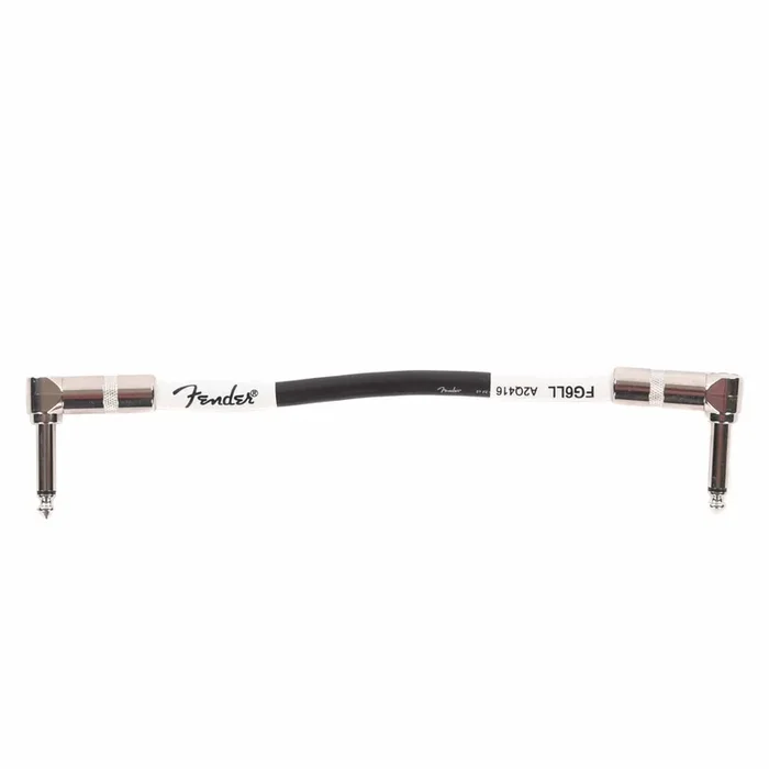 Fender Custom Shop 6″ Instrument Patch Cable A/A Black