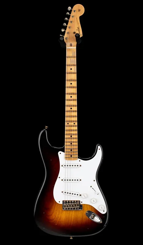 Fender Custom Shop Limited Edition 70th Anniversary 1954 Stratocaster Journeyman Relic – Wide Fade 2 Tone Sunburst #4954