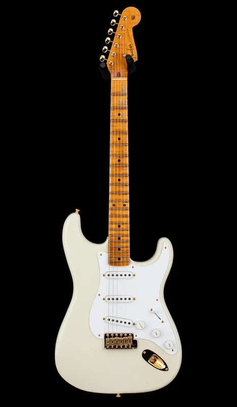 Fender Custom Shop Limited Edition ’54 Stratocaster Journeyman Relic/Closet Classic Hardware – Aged India Ivory #0082