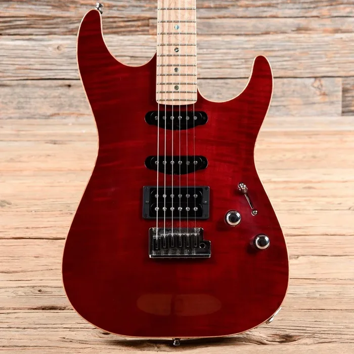 Fender Custom Shop Showmaster FMT HH Black Cherry Transparent 2001