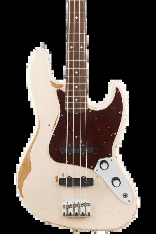 Fender Flea Signature Jazz Bass Road Worn RW Faded Shell Pink w/bag