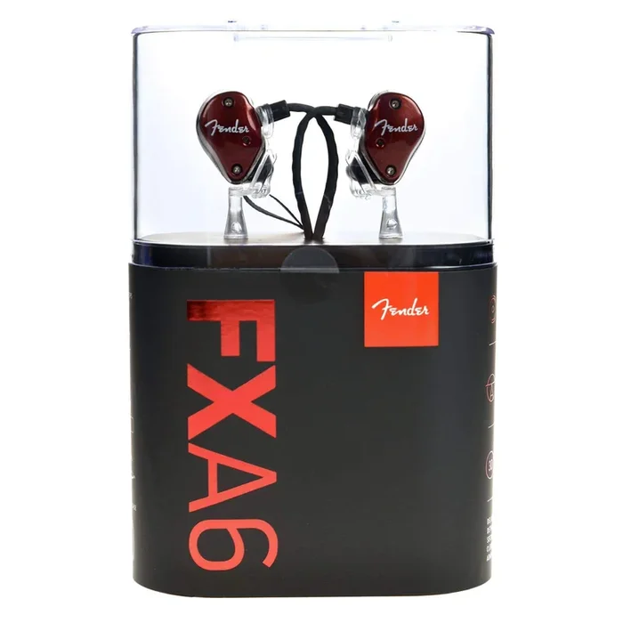 Fender FXA6 Pro In-Ear Monitors Red