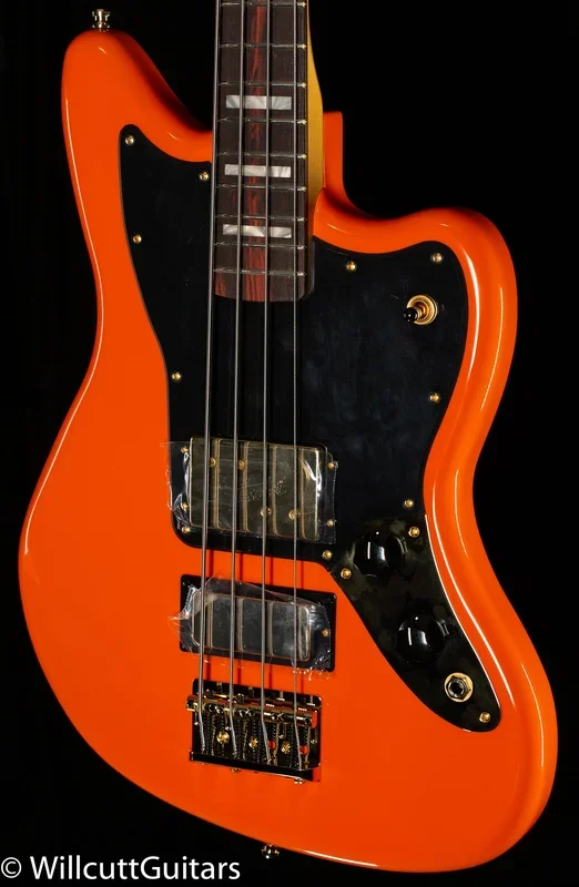Fender Limited Edition Mike Kerr Jaguar Bass Tiger’s Blood Orange (310)