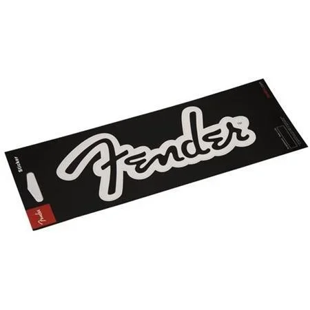 Fender Logo Sticker White Matte