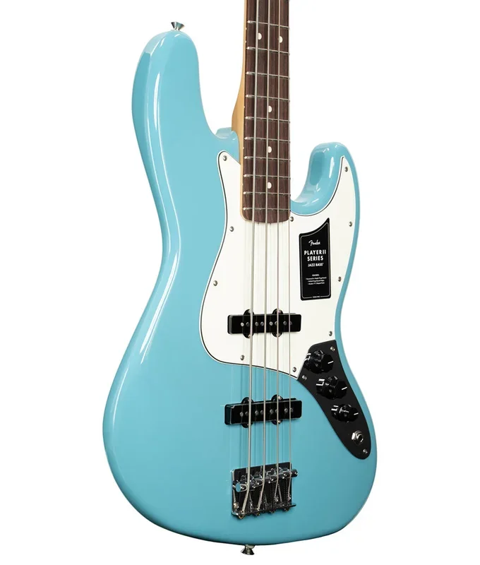 Fender Player II Jazz Bass Guitar, Rosewood Fingerboard – Aquatone Blue
