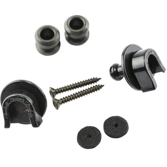 Fender Security Strap Locks & Buttons Black