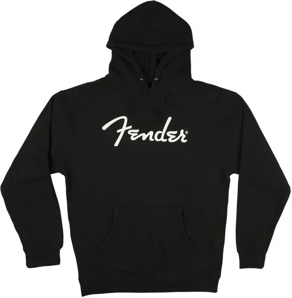 Fender Spaghetti Logo Hoodie | Black | XLarge