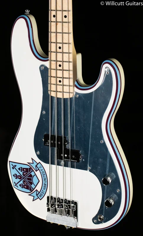 Fender Steve Harris Precision Bass Maple Fingerboard Olympic White (195)