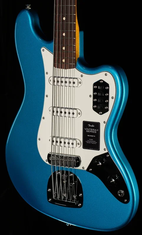 Fender Vintera II ’60s Bass VI Rosewood Fingerboard Lake Placid Blue (822)