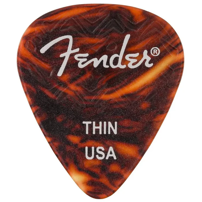 Fender Wavelength Picks 351 Thin Shell 3 Pack (18) Bundle