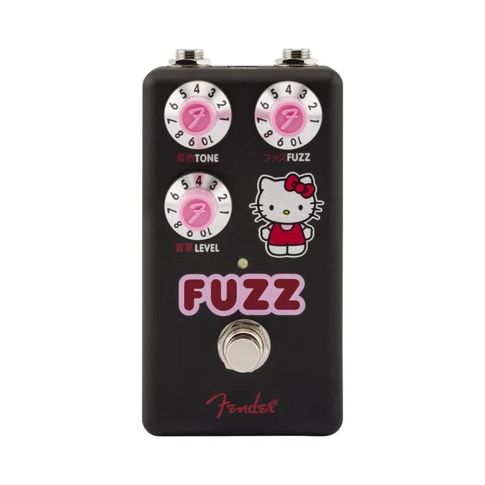 Fender x Hello Kitty Black Fuzz Guitar Pedal