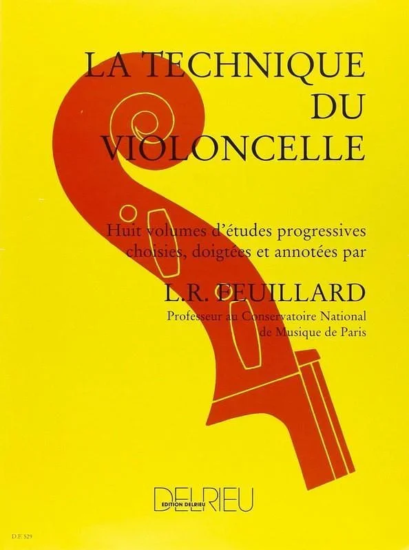 Feuillard, Technique for the Cello Volume 2 (Delrieu)