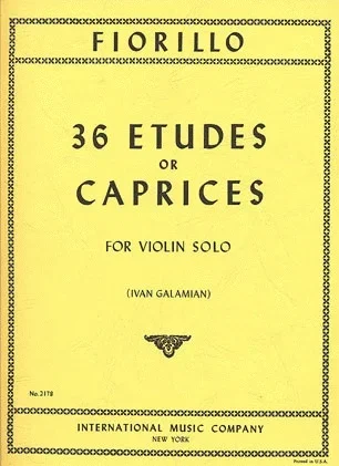 Fiorillo, F. (Galamian): 36 Etudes or Caprices (violin)