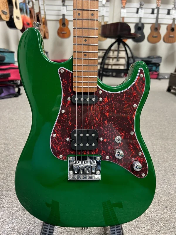 Flight Pathfinder BRG Green Solid Body Electric Baritone Ukulele w/Case – Rock Series