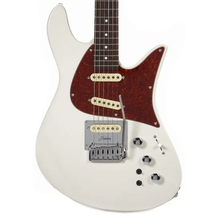 Fodera Emperor Standard Olympic White w/Tortoise Pickguard and Seymour Duncan SSS Pickups