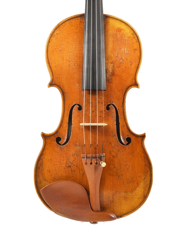 Francois Caussin violin labeled “Nicolo Gagliano, Bernard Millant certificate | Metzler Violins