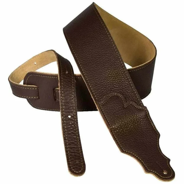 Franklin Chocolate Original Natural Glove Leather Guitar Strap FSCHG