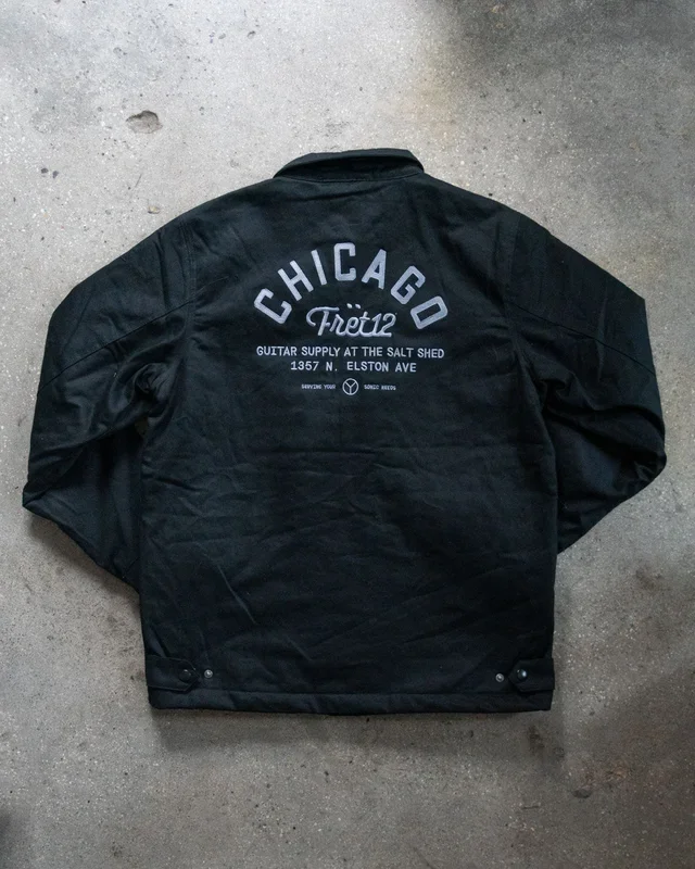 FRET12 STATION JACKET – CHICAGO GUITAR SUPPLY – Black