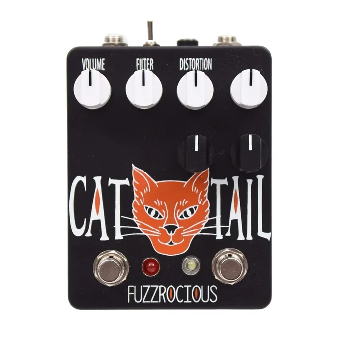 Fuzzrocious Cat Tail Distortion w/ 2nd Distortion Mod Black/Orange