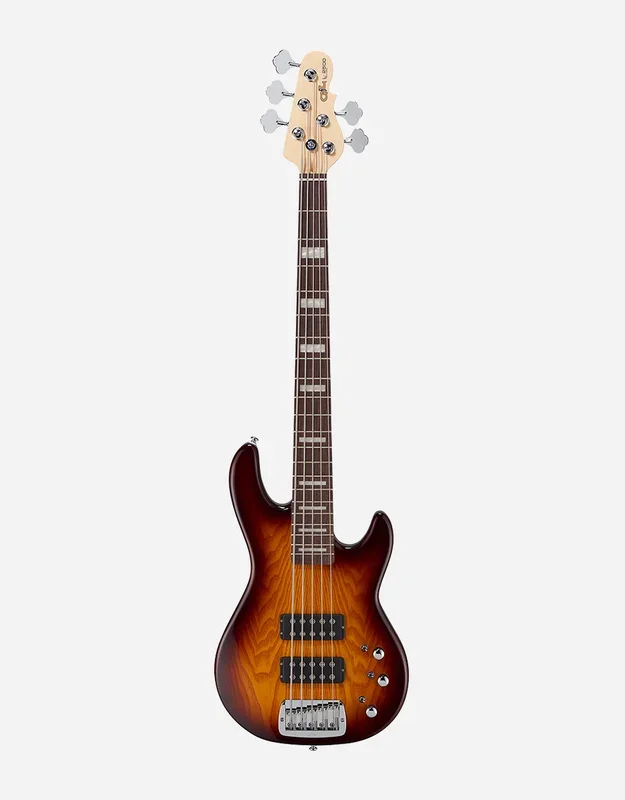 G&L Tribute Series L-2500 5-String Bass in Tobacco Sunburst