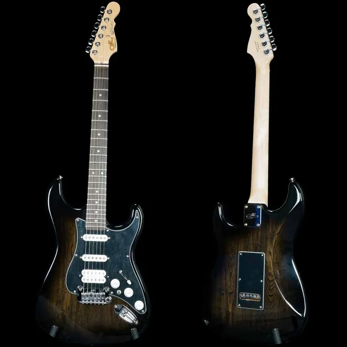G&L USA Legacy HSS Electric Guitar – Blackburst