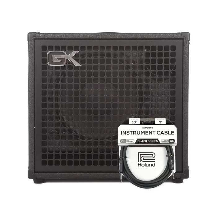 Gallien-Krueger Fusion S 112 500W Tube Preamp 1×12 Ultra Light Bass Combo Cable Bundle