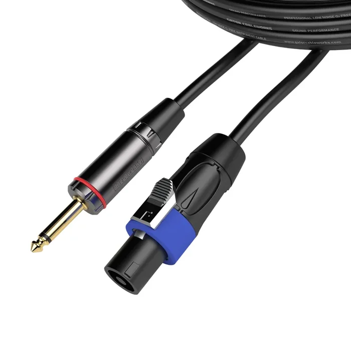 Gator CableWorks Headliner Series 25 Foot TS to Twist Lock Connector Speaker Cable