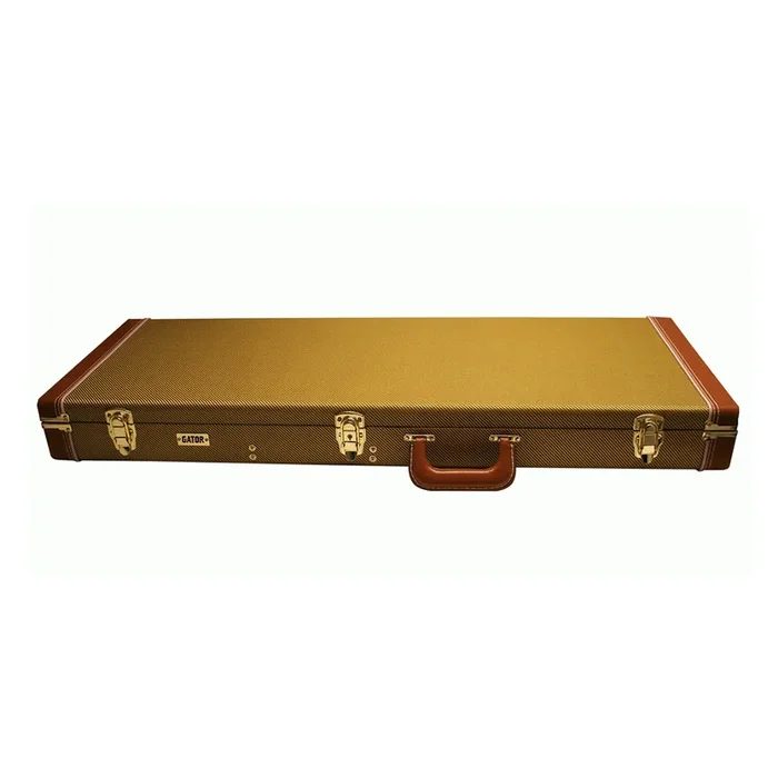 Gator GW-Electric-TW Electric Guitar Deluxe Wood Case, Tweed