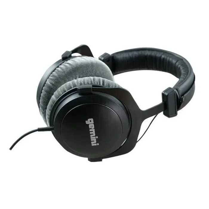 Gemini DJX-1000 Professional Monitoring DJ Headphones – Black