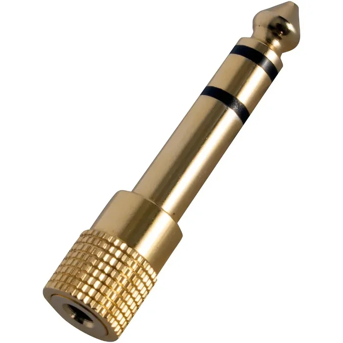 Generic 1/8″ Female to 1/4″ Male Headphone Adapter, 3.5mm to 6.55mm